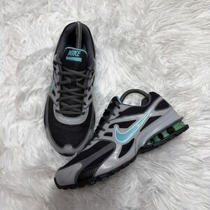 Women's Nike Running Shoes 8.5 Black Gray REAX SHOX Dominant Comfort Athletic